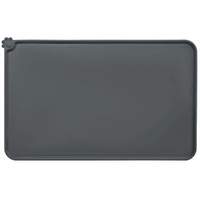 All Fur You Silicone Non-Slip Surface Durable Pet Feeding Mat Grey image