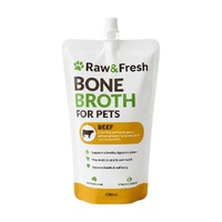 Raw & Fresh Beef Bone Broth for Pets Dogs & Cats Supplement 8 x 500ml image