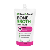 Raw & Fresh Lamb Bone Broth for Pets Dogs & Cats Supplement 8 x 500ml image