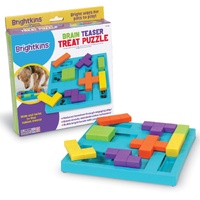 Brightkins Brain Teaser Interactive Treat Dispenser Puzzle Dog Toy image