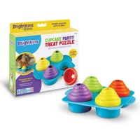Brightkins Cupcake Party Interactive Treat Dispenser Puzzle Dog Toy image
