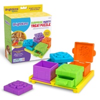 Brightkins Surprise Party Interactive Treat Dispenser Puzzle Dog Toy image