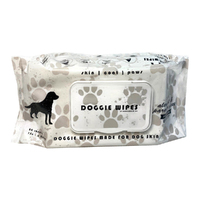 Doggie Balm Premium Doggie Wipes Natural Skin & Coat Dog Wipes 80 Pack image