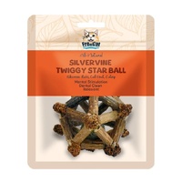 Freecat Silvervine Twiggy Star Ball Dental Pet Cat Treat 1 Piece image
