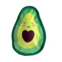 Fringe Studio Avocado Love No Stuffing Plush Pet Dog Squeaker Toy image