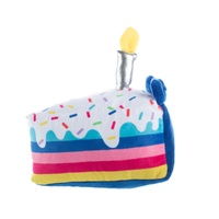 Fringe Studio Cake It Easy Interactive Play Plush Dog Squeaker Toy image