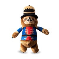 Fringe Studio I Crush A Lot Nutcracker Sloth Plush Dog Squeaker Toy image