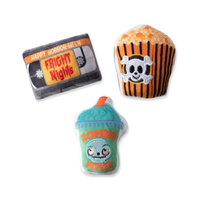 Fringe Studio Halloween Fright Nights Minis Plush Dog Squeaker Toy Set 3pcs image