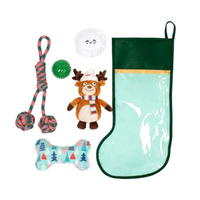 Fringe Studio Happy Pawlidays Stocking Interactive Play Dog Toy image