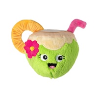 Fringe Studio Coc-Nuts About You Interactive Play Plush Dog Squeaker Toy image