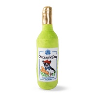 Fringe Studio Plush Chateau Le Pup Bottle Interactive Play Dog Squeaker Toy image