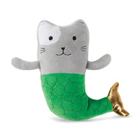 Fringe Studio Plush Mercat Mermaid Cat Interactive Dog Squeaker Toy image