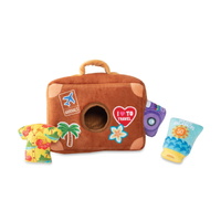 Fringe Studio Plush Pack Your Bags Hide-And-Seek Dog Squeaker Toy image