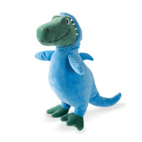 Fringe Studio Shark Rex Interactive Play Plush Dog Squeaker Toy image