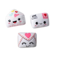 Fringe Studio Sealed with A Kiss Plush Dog Squeaker Toy 3 Pieces image