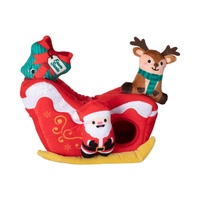 Fringe Studio Christmas Hold On for Deer Life Hide & Seek Burrow Dog Toy image