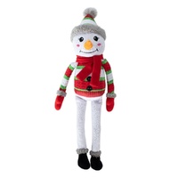 Fringe Studio Christmas Too Cute to Chill Interactive Plush Dog Squeaker Toy image