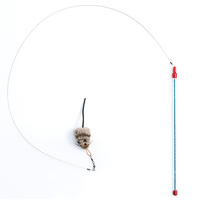 Go Cat Da Bird Cat Catcher Wand with Replaceable Mouse Cat Toy image