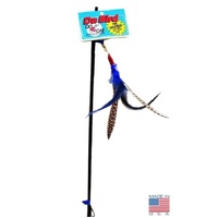 Go Cat Da Bird Original Swivel Feather Wand Interactive Play Cat Toy image