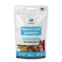 Hemp Pet Skin & Coat Support Ocean Bites Dog Training Treats Hoki Fish 70g image