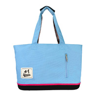 Ibiyaya Canvas Pet Carrier Tote Bag for Small Pets Up to 7kg Sky Blue image