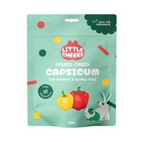 Little Cheeks Freeze-Dried Capsicum for Rabbits & Guinea Pigs 20g image