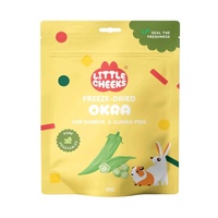 Little Cheeks Freeze-Dried Okra for Rabbits & Guinea Pigs 15g image