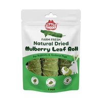 Little Cheeks Natural Dried Mulberry Leaf Roll for Rabbits & Guinea Pigs 5pc image