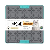 LickiMat Buddy Tuff Series Slow Feeder Lick Mat for Cats Turquoise image