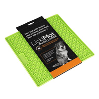 LickiMat Classic Buddy Slow Feeder Mat Freezer Safe for Dogs Green Large image