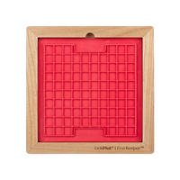 LickiMat Wooden Eco Slow Feeder Keeper for Classic Sized Dog Lick Mats image