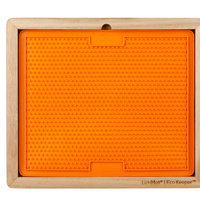 LickiMat Wooden Eco Slow Feeder Keeper for XL Sized Dog Lick Mats image