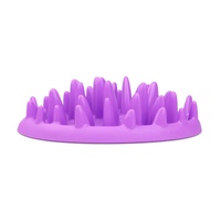 Northmate Catch Interactive Slow Feeder Pet Bowl for Cats Purple image