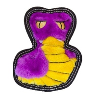 Outward Hound Tough Seamz Cobra Interactive Dog Squeaker Toy Purple Small image