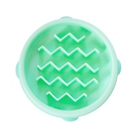 Outward Hound Fun Feeder Interactive Slow Bowl Wave for Dogs Mint XS image