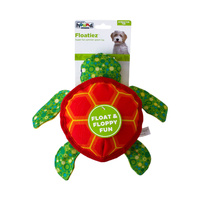 Outward Hound Floatiez Turtle Interactive Durable Dog Toy Green Medium image