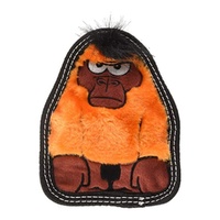 Outward Hound Tough Seamz Gorilla Interactive Dog Squeaker Toy Orange Small image