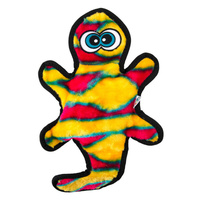 Outward Hound Invincible Gecko Interactive Dog Toy with 2 Squeaker Red/Orange image