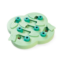 Outward Hound Nina Ottosson Puppy Hide N Slide Treat Dispenser Dog Toy Green image