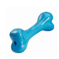 Planet Dog Orbee-Tuff Bone Treat Dispenser Interactive Dog Toy Blue Small image