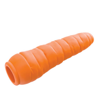 Planet Dog Orbee-Tuff Carrot with Treat Spot Pet Dog Toy Orange image