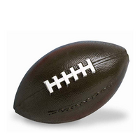 Planet Dog Orbee-Tuff Football Treat Dispenser Interactive Dog Toy Brown image