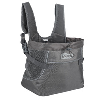 Outward Hound Puppak Durable Front Carrier Bag for Dogs Grey Small image