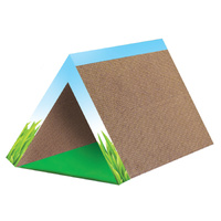 Petstages Fold Away Multi-Purpose Cardboard Cat Scratcher & Tunnel image