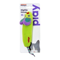 Petstages Catnip Green Magic Mightie Mouse Catnip Infused Kickeroo Cat Toy image