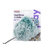 Petstages Nighttime Cuddle Glow in the Dark Interactive Plush Cat Toy image