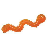 Petstages OrkaKat Wiggle Worm Catnip Infused Interactive Cat Toy Orange image