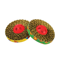 Petstages Spin & Scratch Interactive Play Pet Cat Toy 2 Pack image