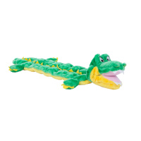 Outward Hound Squeaker Mat Gator Plush Dog Toy with 16 Squeakers Large image