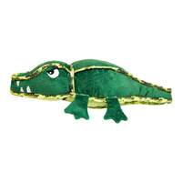 Outward Hound Xtreme Seamz Alligator Plush Dog Squeaker Toy Medium image